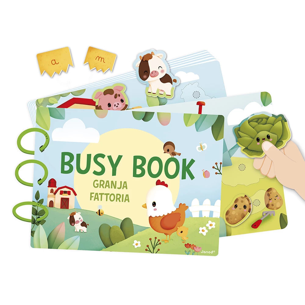 BUSY-BOOK CARDBOARD FARM JANOD