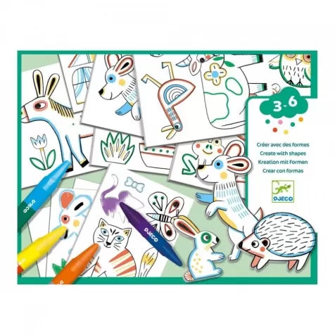 Crea con le forme: animali